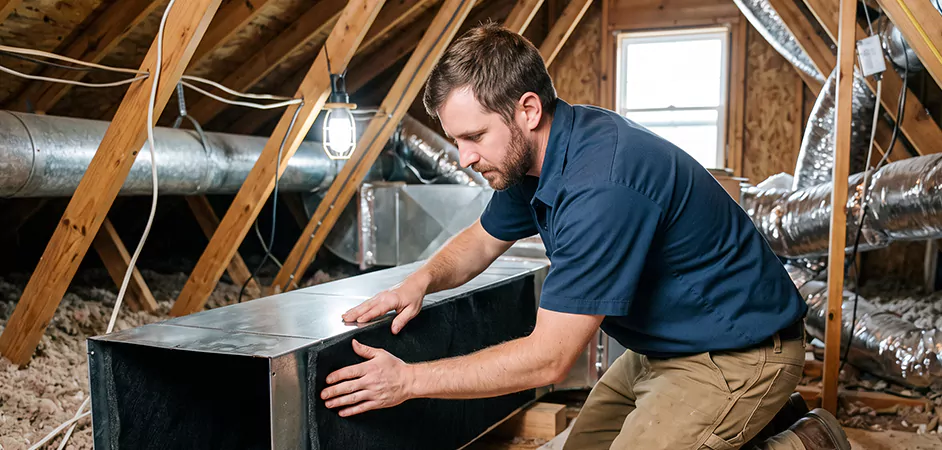 Acoustic Duct Liner Installation in Sweetwater