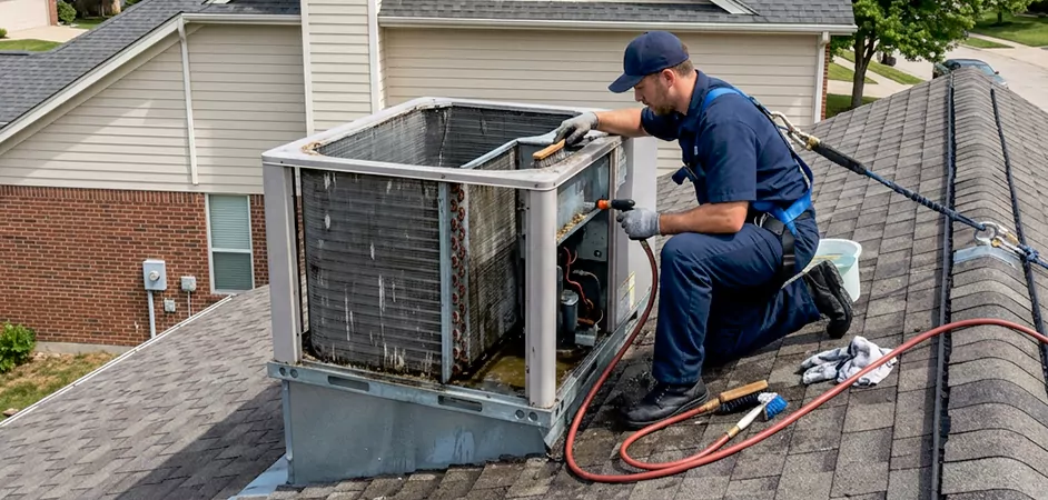 Rooftop Unit Cleaning in Sweetwater