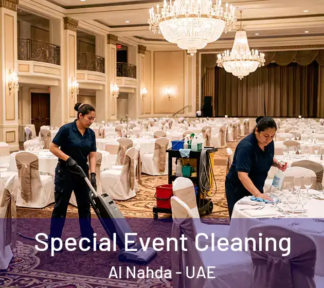 Special Event Cleaning Al Nahda - UAE