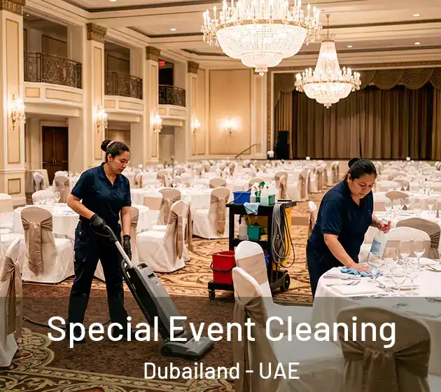 Special Event Cleaning Dubailand - UAE