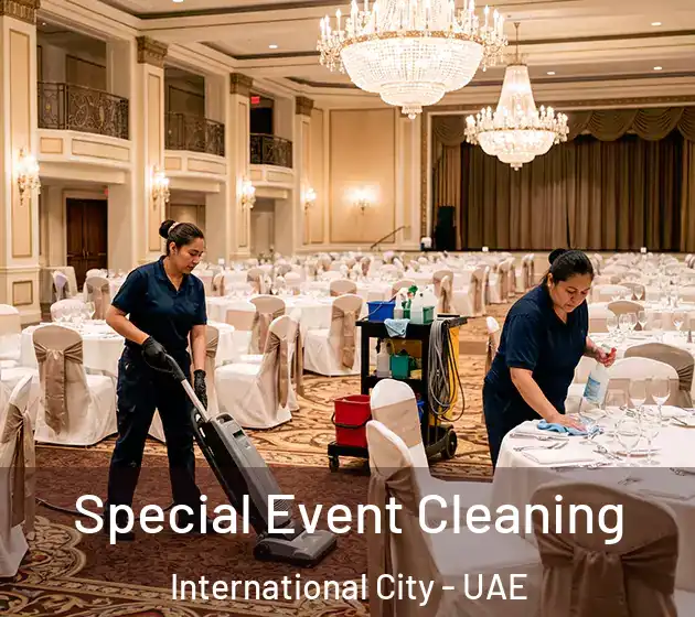 Special Event Cleaning International City - UAE
