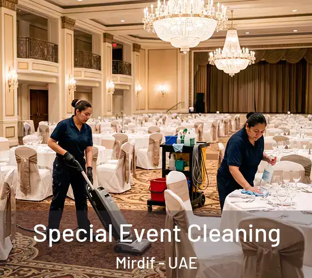  Special Event Cleaning Mirdif - UAE