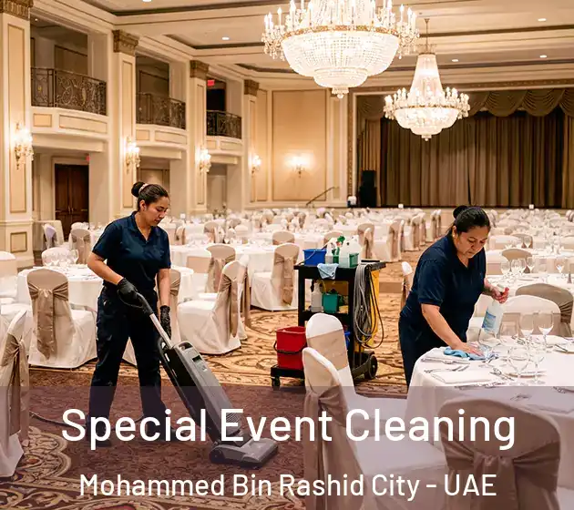 Special Event Cleaning Mohammed Bin Rashid City - UAE
