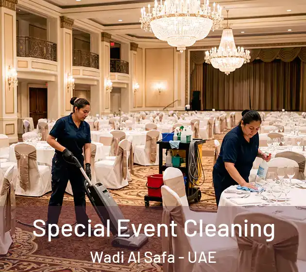 Special Event Cleaning Wadi Al Safa - UAE